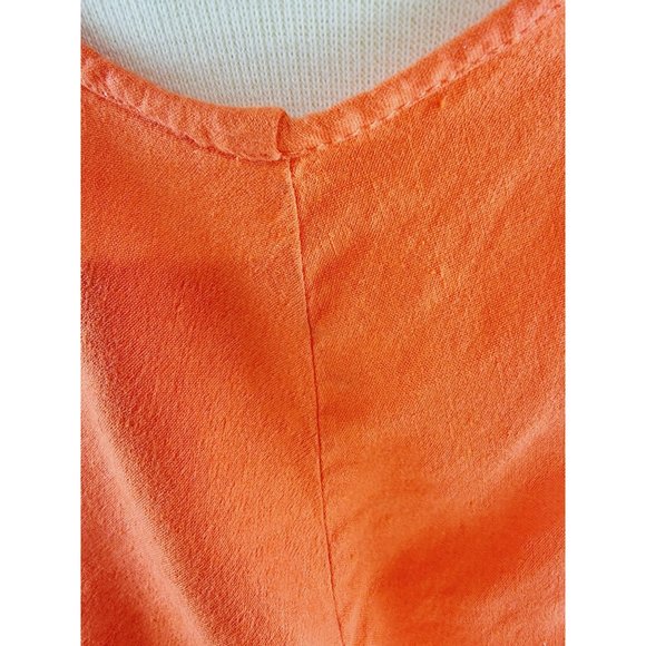 Lou & Grey For Loft Coral Linen Tank Top Small - Picture 4 of 8